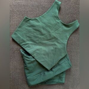 Matching Girlfriend Collective Bra and Leggings